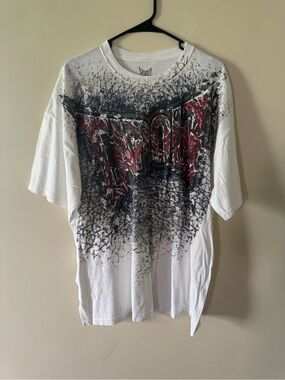 Tapout Oversized Graphic T-Shirt 2XL White Red Black MMA Tee